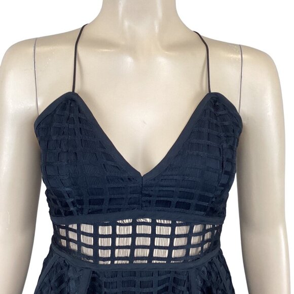 NBD Revolve Black Sleeveless Dress Size Small‎ Handkerchief Hem Cocktail - Picture 6 of 9